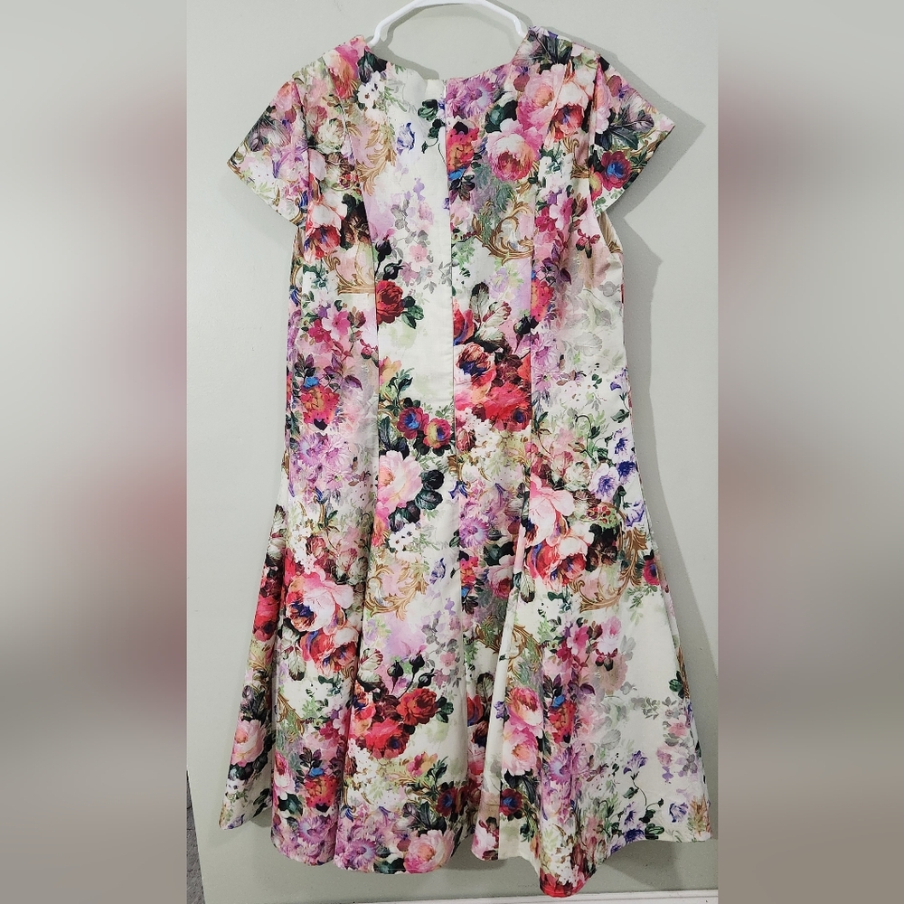 TRULY Multicolor Floral Midi Dress - Picture 5 of 5
